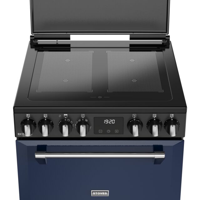 Stoves 444412000 Dx Mra Rich 60Ei Rty 60Cm Induction Electric Cooker With Double Oven, Midnight Blue