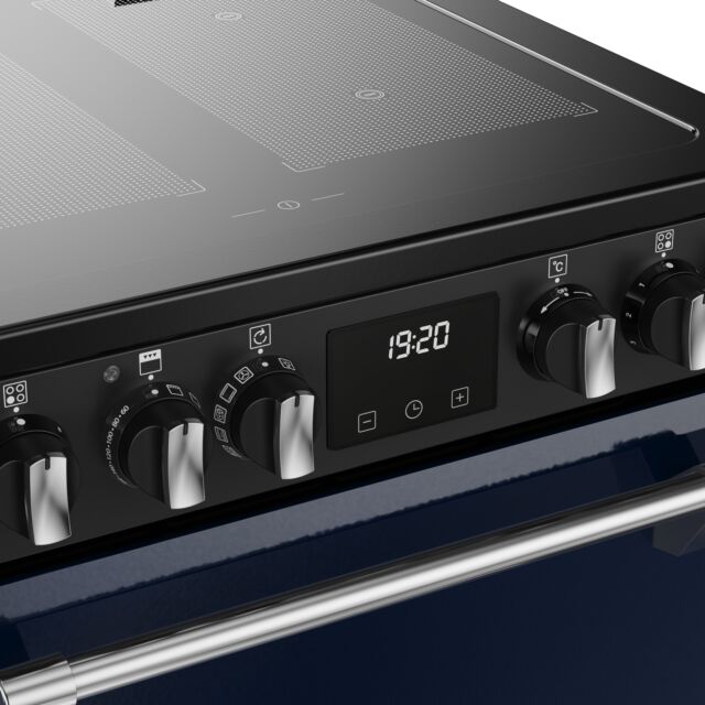Stoves 444412000 Dx Mra Rich 60Ei Rty 60Cm Induction Electric Cooker With Double Oven, Midnight Blue