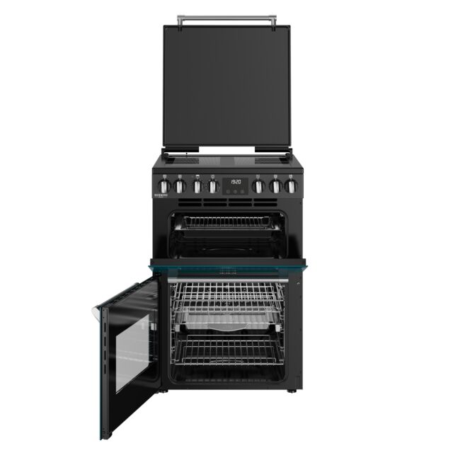 Stoves 444412001 Dx Mra Rich 60Ei Rty 60Cm Induction Electric Cooker With Double Oven, Deep Marine,