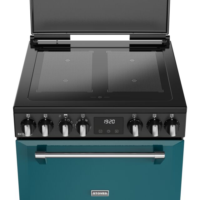 Stoves 444412001 Dx Mra Rich 60Ei Rty 60Cm Induction Electric Cooker With Double Oven, Deep Marine,