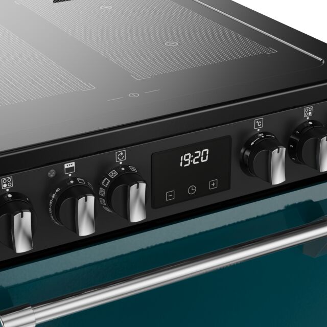 Stoves 444412001 Dx Mra Rich 60Ei Rty 60Cm Induction Electric Cooker With Double Oven, Deep Marine,