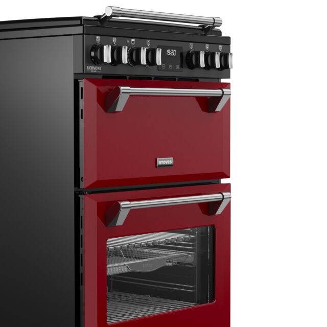 Stoves 444412002 Dx Mra Rich 60Ei Rty 60Cm Induction Electric Cooker With Double Oven, Red, A Rated