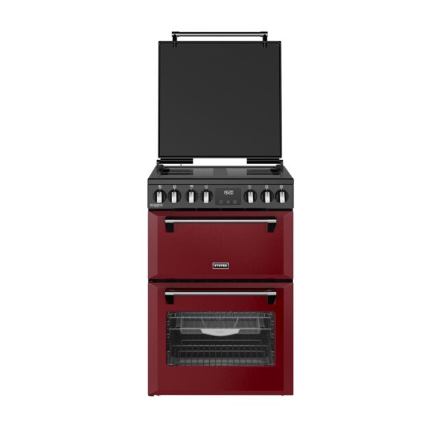 Stoves 444412002 Dx Mra Rich 60Ei Rty 60Cm Induction Electric Cooker With Double Oven, Red, A Rated