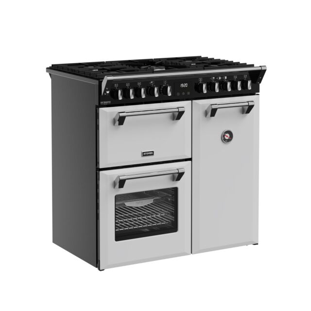 Stoves 444412004 Dx Rca Rich 90Df 90Cm Dual Fuel Range Cooker, Ice White, A Rated
