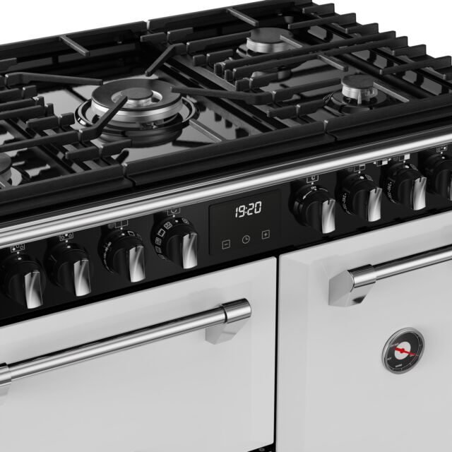 Stoves 444412004 Dx Rca Rich 90Df 90Cm Dual Fuel Range Cooker, Ice White, A Rated