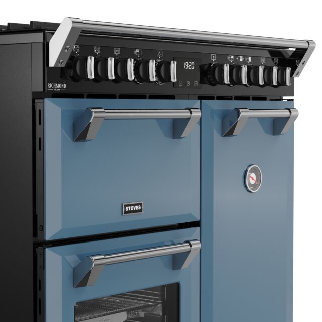 Stoves 444412005 Dx Rca Rich 90Df 90Cm Dual Fuel Range Cooker, Twilight Blue, A Rated