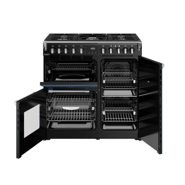 Stoves 444412005 Dx Rca Rich 90Df 90Cm Dual Fuel Range Cooker, Twilight Blue, A Rated