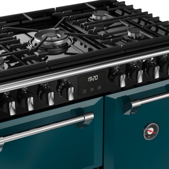 Stoves 444412007 Dx Rca Rich 90Df 90Cm Dual Fuel Range Cooker, Deep Marine, Green, A Rated