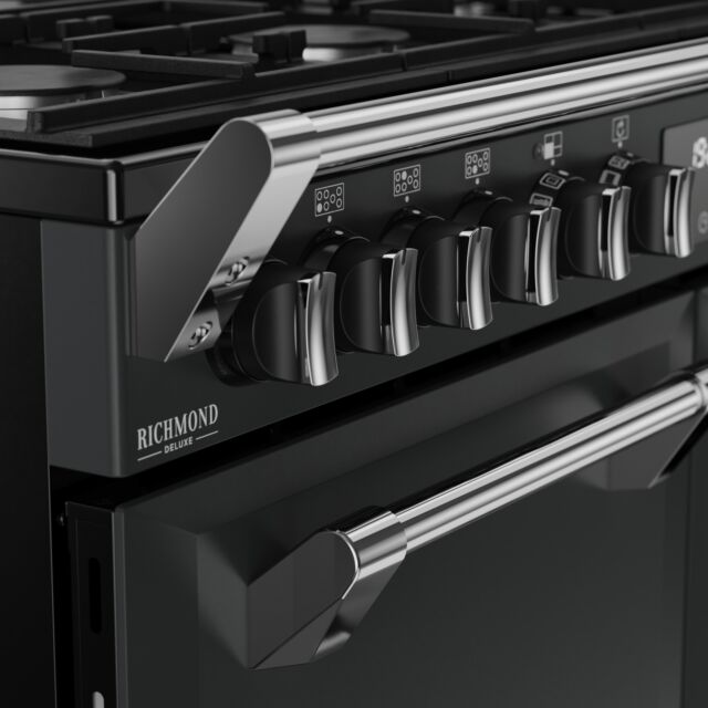 Stoves 444412015 Dx Rca Rich 100Df 100Cm Dual Fuel Range Cooker, Anthracite Grey, A Rated