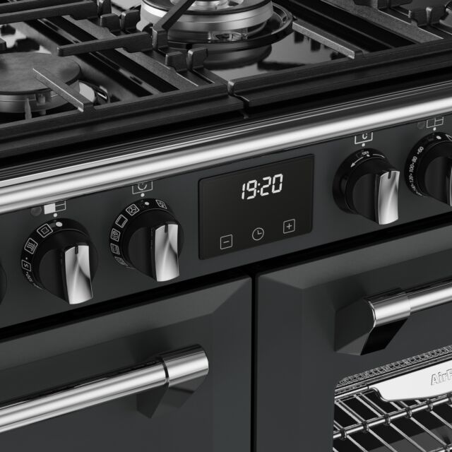Stoves 444412015 Dx Rca Rich 100Df 100Cm Dual Fuel Range Cooker, Anthracite Grey, A Rated