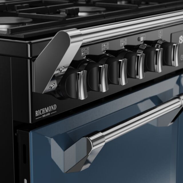 Stoves 444412017 Dx Rca Rich 100Df 100Cm Dual Fuel Range Cooker, Twilight Blue, A Rated