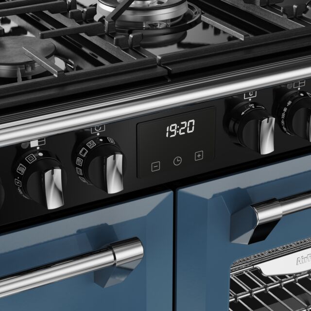 Stoves 444412017 Dx Rca Rich 100Df 100Cm Dual Fuel Range Cooker, Twilight Blue, A Rated