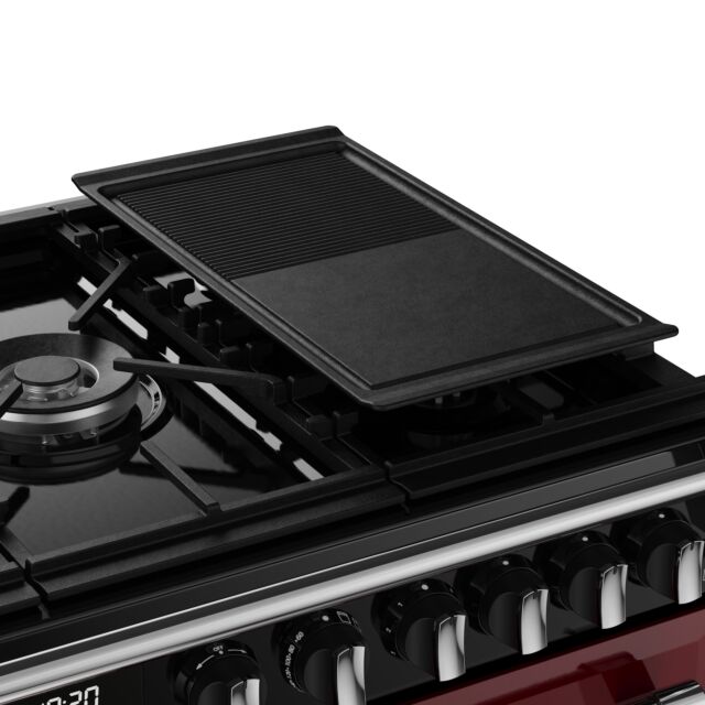 Stoves 444412020 Dx Rca Rich 100Df 100Cm Dual Fuel Range Cooker, Garnet Red, A Rated