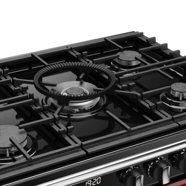 Stoves 444412020 Dx Rca Rich 100Df 100Cm Dual Fuel Range Cooker, Garnet Red, A Rated