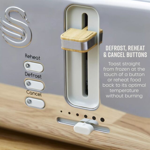 Swan ST14620OAT 4 Slice Nordic Style Toaster