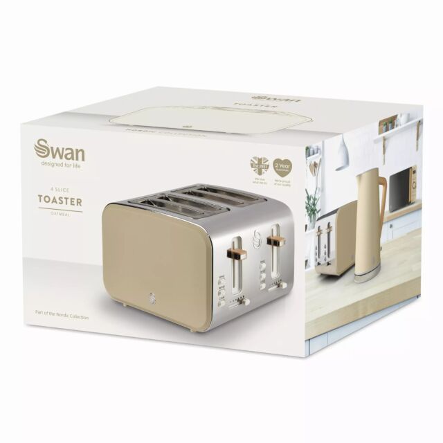Swan ST14620OAT 4 Slice Nordic Style Toaster