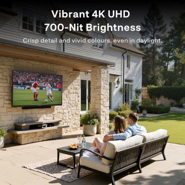 Sylvox OT75B1K4GC 75inch Partial Sun Outdoor TV