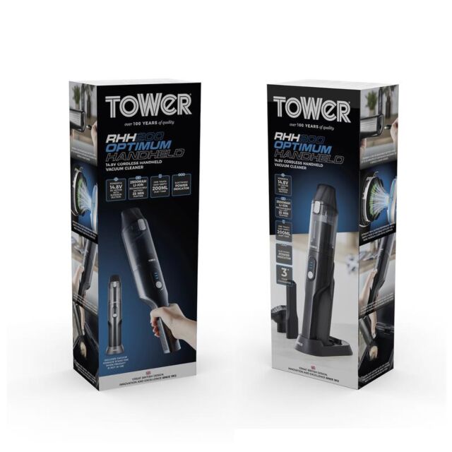 Tower T527000 14.8V Hand Held Cordless Vacuum Cleaner