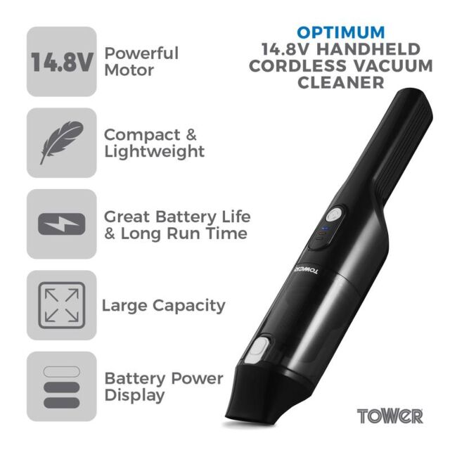 Tower T527000 14.8V Hand Held Cordless Vacuum Cleaner