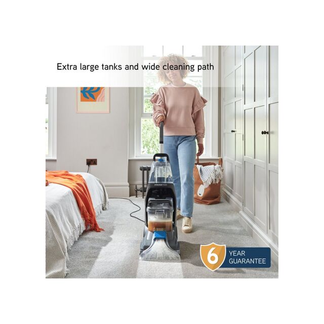Vax CDCW-SSXS Spinscrub Power Carpet Washer - Grey & Tiger Blue