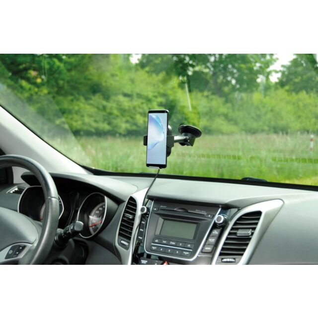 Vivanco 61637 CAR HOLDER FOR SMARTPHONE - BUTLER PRO, WIRELESS CHARGING