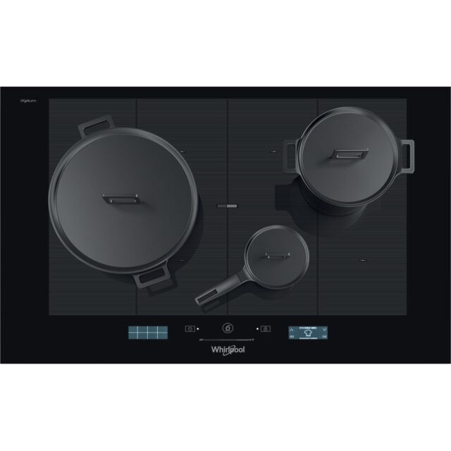 Whirlpool SMP778CNEIXL Smartcook Smp Induction Hob 8 Zone 75Cm - Black