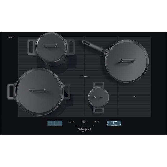 Whirlpool SMP778CNEIXL Smartcook Smp Induction Hob 8 Zone 75Cm - Black