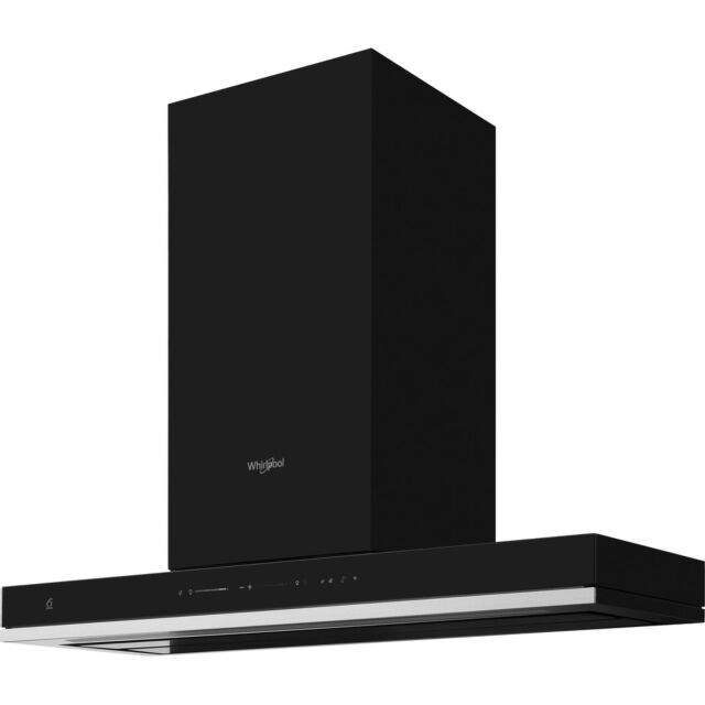 Whirlpool WHSS90FLTCK 90Cm Cooker Hood - Black