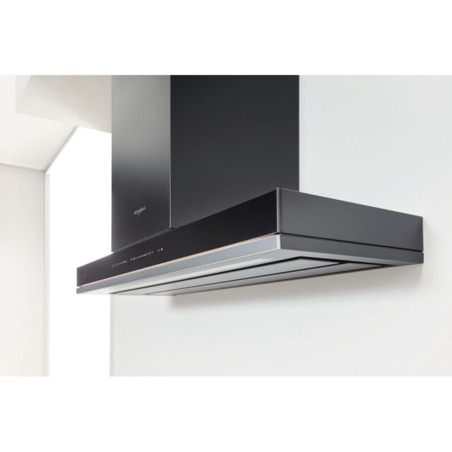 Whirlpool WHSS90FLTCK 90Cm Cooker Hood - Black