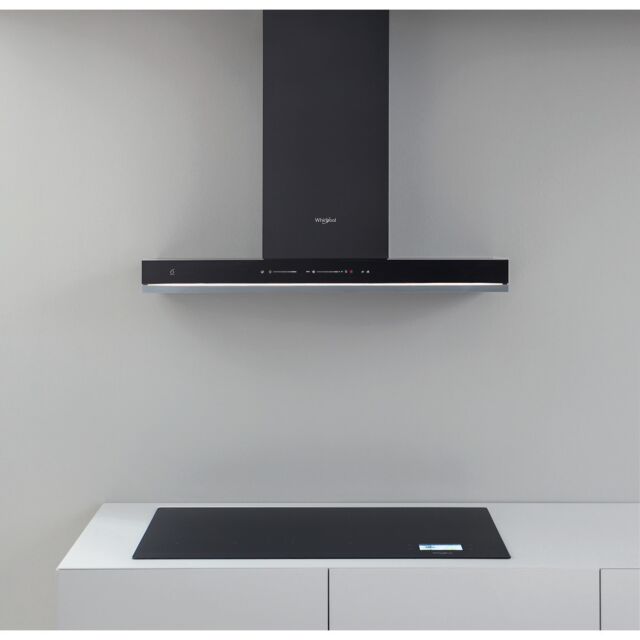 Whirlpool WHSS90FLTCK 90Cm Cooker Hood - Black