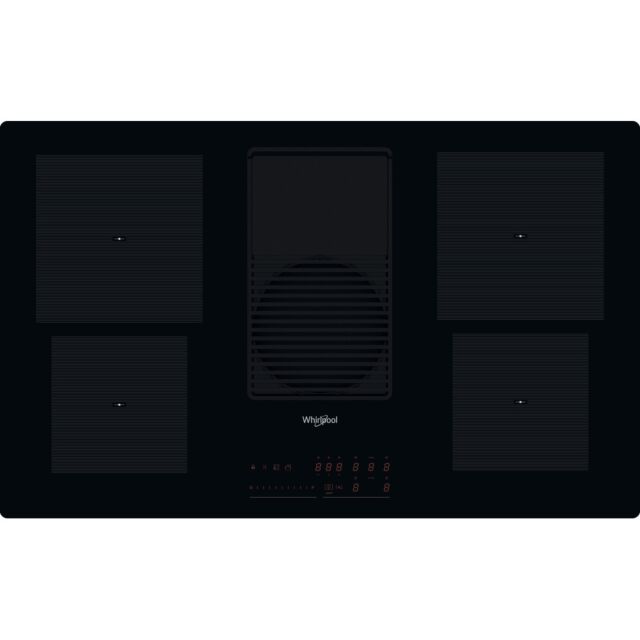 Whirlpool WVH92KFKIT1 Induction Glass-Ceramic Venting Hob - Blac