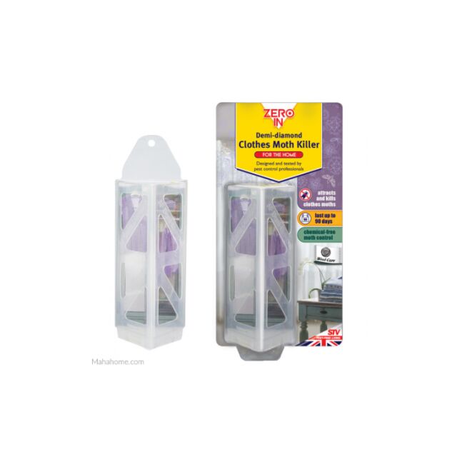 Zero in ZER437 Clothes Moth Trap 12 Week Life Time Indictor 