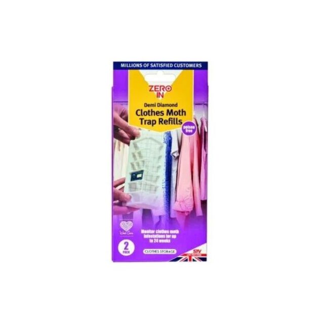 Zero in ZER438 Clothes Moth Trap Refills