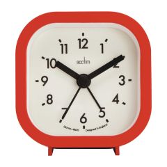 Acctim 16304 Robyn Square Alarm Clock Jam Red