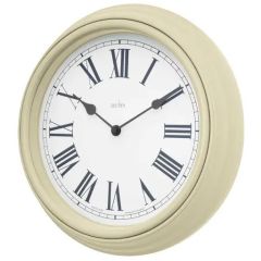 Acctim CK2712 28Cm Devonshire Modern Country Style Wall Clock Cream