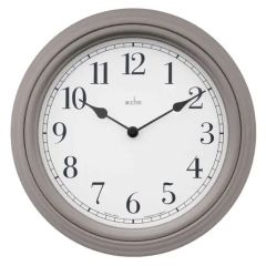 Acctim CK2717 28Cm Devonshire Modern Country Style Wall Clock Pigeon Grey