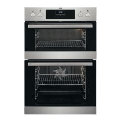 Aeg DCB331010M Built In Electric Double Oven - Stainless Steel - A/A Rated