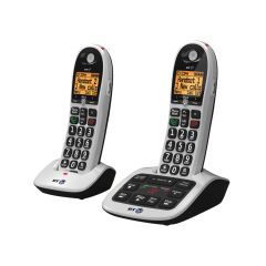 B.T 84666 Twin Call Gaudian Cordless Telephone With Answer Machine And 100. Nuisance Call Blocker