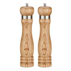 Barbary + Oak BO847027 Hoxton Vintage Salt And Pepper Mill Set Ash Wood