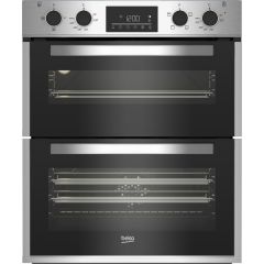 Beko BBTF26300X Built Under Double Fan Oven Stainless Steel