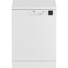 Beko DVN05C20W Full Size Dishwasher - White - 13 Place Settings