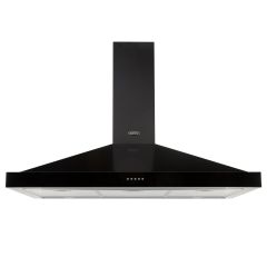 Belling 444410357 Farmhouse 110 Chim Blk 110Cm Classic Chimney Hood With 3 Speeds, 2 Round Led Multi