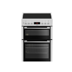 Blomberg HKN65W 60Cm Electric Double Oven With Ceramic Hob - White