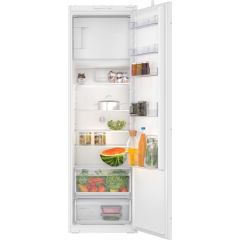Bosch KIL82VFE0G Built-In Fridge With Freezer Section, 177.5 X 56 Cm, Flat Hinge
