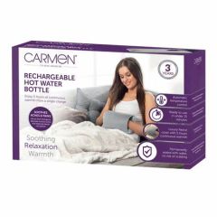 Carmen C85017GRY Rechargeable Hot Water Bottle