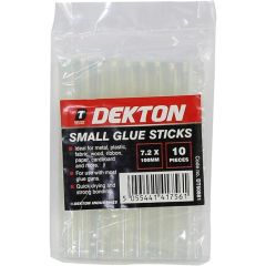 Dekton DT60881 Small Glue Sticks 10 Pieces For Use Withmini Glue Gun Clear