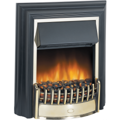 Dimplex CHT20 Cheriton Brass/Black (Real Coals)