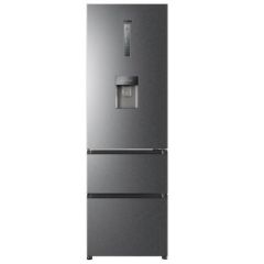 Haier HETR3619FWMG 60Cm Frost Free Fridge Freezer - Silver