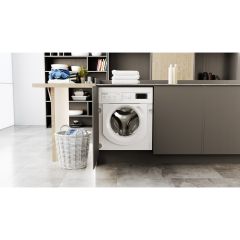 Hotpoint BIWMHG91485 Integrated 9Kg Washing Machine With 1400 Rpm - White 