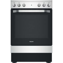 Hotpoint HS67V5KHX Electric Cooker With Ceramic Hob - Inox - A Rated